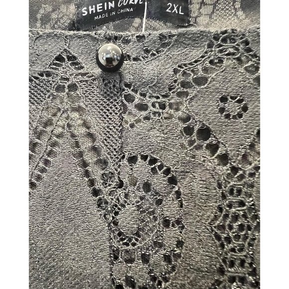 SHEIN BLACK LACE DRESS - Picture 8 of 8